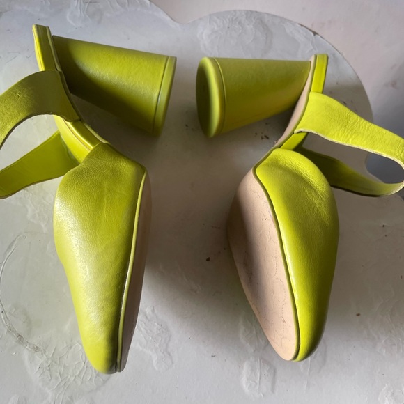 Women's Lime Green Mules - Picture 4 of 16